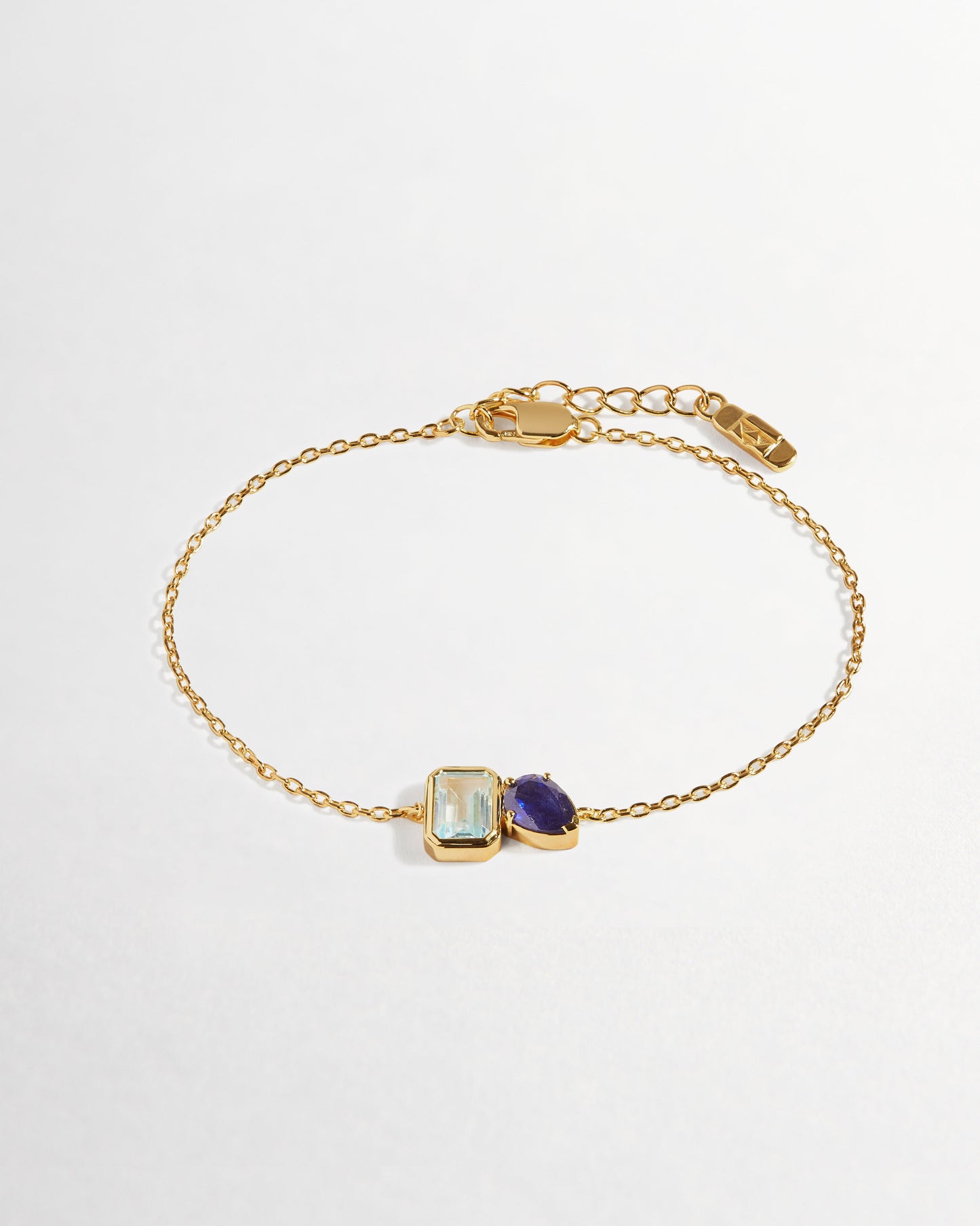 Toi Et Moi Customised Gemstone Bracelet
