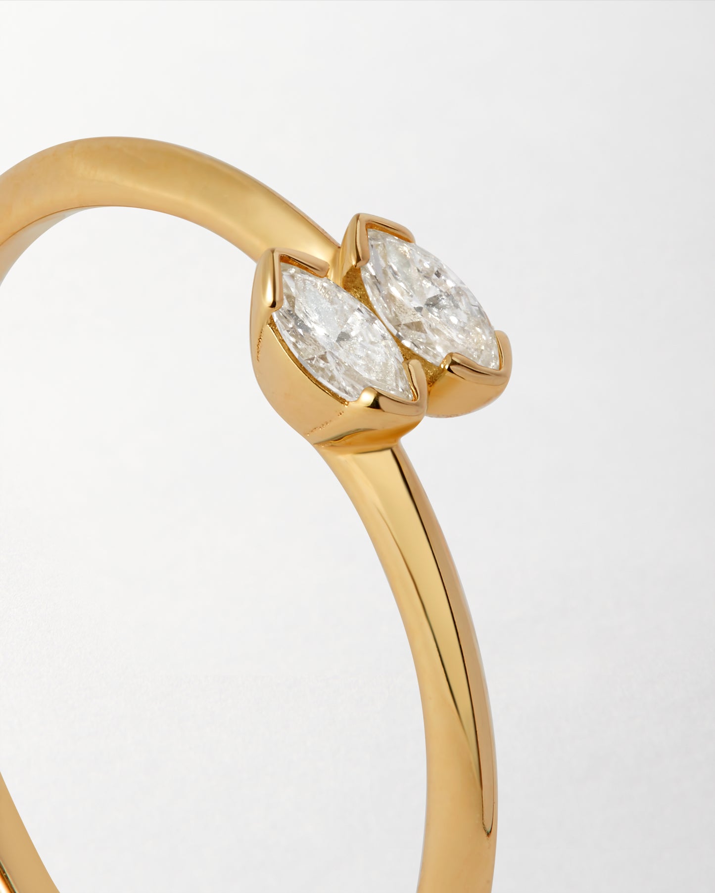 Double Marquise Diamond Ring