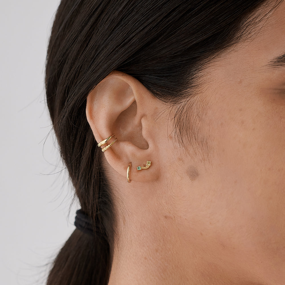 Twist Ear Cuff - Gold